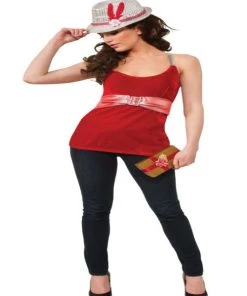 Rubies Adult White Light Up Sequin Hat With Feathers Best Selling Products