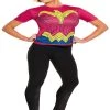 Rubies Ladies Licensed Costumes Adult Wonder Woman Costume Top