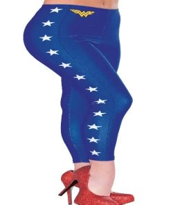 Rubies Adult Wonder Woman Leggings Ladies Licensed Costumes