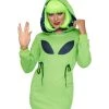 Leg Avenue Space & Aliens Alien Fleece Hoodie Dress.