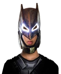 Rubies Face Mask Armored Adult Batman Light-Up Mask
