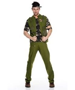 Music Legs Mens Military & Uniforms Army General Mens Costume