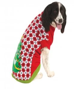 Rubies Holiday Pet Costumes Big Dog Ugly Sweater With Xmas Tree Costume