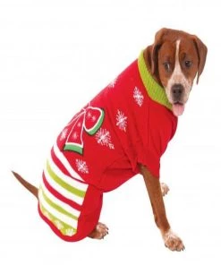 Rubies Big Dog Xmas Ugly Sweater With Bow Costume