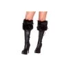 Roma Black Fur Boot Covers