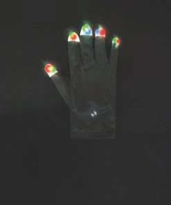 Rubies Black LED Light-Up Gloves