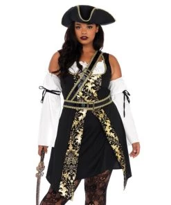 Leg Avenue Black Sea Buccaneer Costume Ladies Pirates