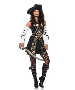 Leg Avenue Black Sea Buccaneer Costume Ladies Pirates