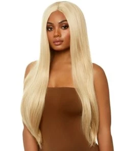 Leg Avenue 33 Inch Long Straight Center Part Wig Wigs