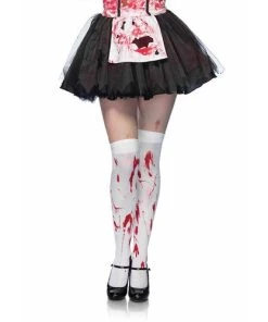 Leg Avenue Bloody Zombie Thigh Highs