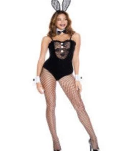 Music Legs Breathtaking Radiant Bunny Womens Costume Animals