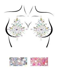 Leg Avenue Costume Jewelry Cambria Adhesive Jewel Nipple Stickers