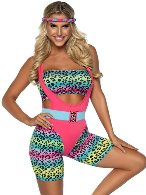 Leg Avenue Cardio Cutie 80's Costume 4 Leg Avenue Cardio Cutie 80's Costume
