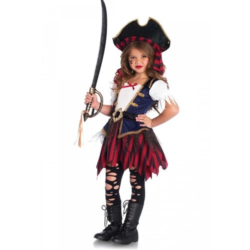 Leg Avenue Children Pirates Caribbean Pirate Girls Costume 3 Leg Avenue Children Pirates Caribbean Pirate Girls Costume