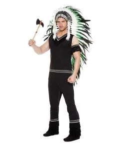 Music Legs Warriors & Gods Cherokee Warrior Indian Costume