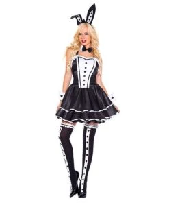 Music Legs Animals Classic Rabbit Womens Costume