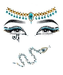 Leg Avenue Costume Jewelry Cleopatra Adhesive Face Jewels Sticker