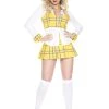 Music Legs Clueless School Girl Ladies Costume School Girls