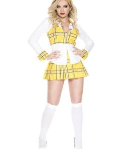 Music Legs Clueless School Girl Ladies Costume School Girls