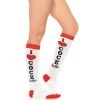 Leg Avenue Cocktails Acrylic Knee Socks O/S WHITE/RED Socks And Anklets