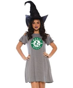 Leg Avenue Curvy Basic Witch Jersey Dress
