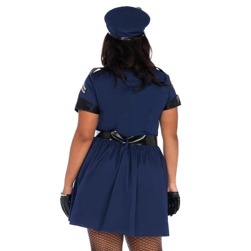 Leg Avenue Military & Uniforms Curvy Flirty Cop Costume 4 Leg Avenue Military & Uniforms Curvy Flirty Cop Costume