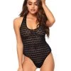 Leg Avenue Daisy Chain Lace Bodysuit