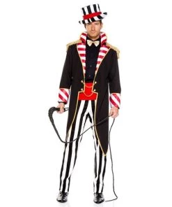 Music Legs Circus Dark RingMaster Mens Costume