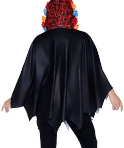 Leg Avenue Day Of The Dead Costume Poncho