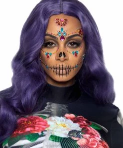 Leg Avenue Day Of The Dead Jewels Sticker Costume Jewelry