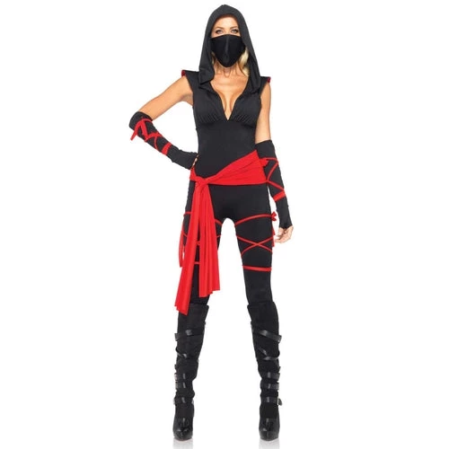 Leg Avenue Ladies Pirates Deadly Ninja Costume 3 Leg Avenue Ladies Pirates Deadly Ninja Costume