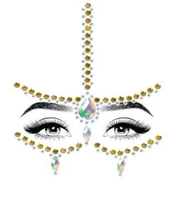 Leg Avenue Costume Jewelry Eden Adhesive Face Jewels Sticker