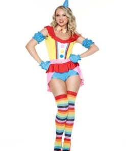 Music Legs Fun World Clown Womens Costume