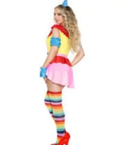 Music Legs Fun World Clown Womens Costume