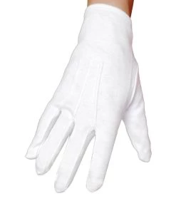 Roma Gloves & Arm Warmers White Wrist Length Gloves