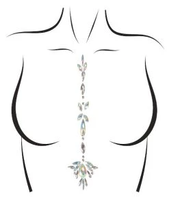 Leg Avenue Costume Jewelry Jade Adhesive Body Jewels Sticker