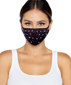 Leg Avenue Liberty Rhinestone Face Mask