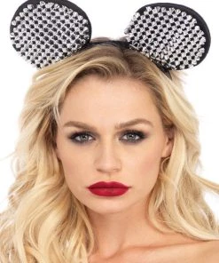 Leg Avenue Metallic Studded Mouse Ears Headband Best Selling Products