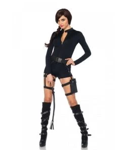 Leg Avenue Multi Strap Garter Utility Belt With Pocket