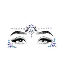 Leg Avenue Mystic Adhesive Face Jewels Sticker. Costume Jewelry