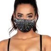 Leg Avenue Nova Rhinestone Face Mask