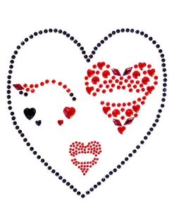 Leg Avenue Queen Adhesive Face Jewels Sticker Costume Jewelry