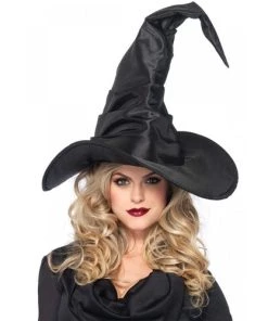 Leg Avenue Ruched Witch Hat With Curved Top Best Selling Products