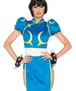 Leg Avenue Street Fighter Chun-Li Costume Ladies Licensed Costumes