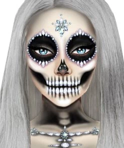 Leg Avenue Skeleton Adhesive Face And Chest Jewel Stickers