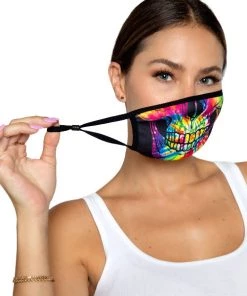 Leg Avenue Tie Dye Skull Face Mask