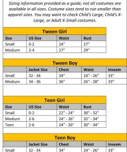 Rubies Teen Promotional Felt Santa Costume Holiday Kids Costume