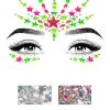 Leg Avenue Vibe Neon Adhesive Black Light Face Jewel Sticker