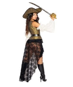 Roma 6 Pc Pirate Queen Costume