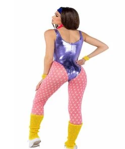 Roma 6pc Playboy 80's Fitness Costume